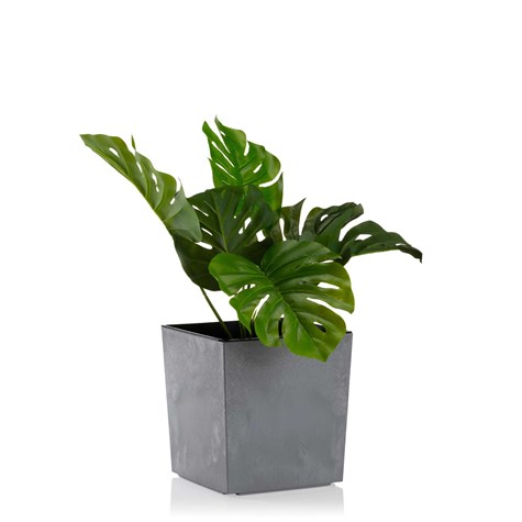 Donica Flore Szary Beton h19x19 cm