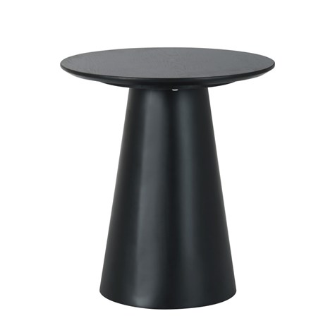 Okrągły stolik kawowy MILAN 45cm czarny
