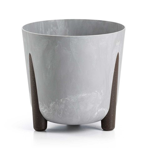 Donica Moss recykling szary beton 26xh25 cm