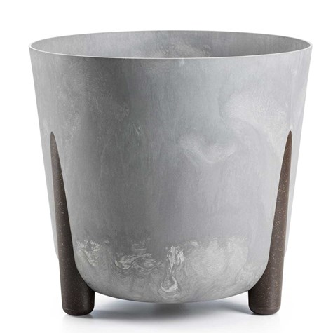 Donica Moss recykling szary beton 34xh32cm