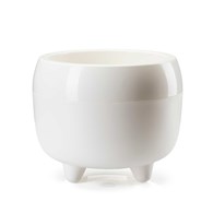 Donica na nóżkach botanica kremowa 30xh24 cm