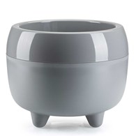 Donica na nóżkach botanica szara 30xh24 cm