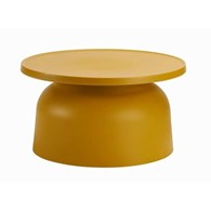 Minimalistyczny stolik OTTO2 żółty