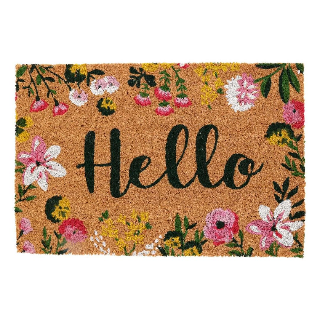 Wycieraczka kokosowa „Hello” 59x39 cm