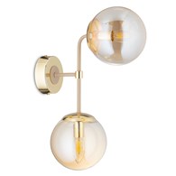 Kinkiet Jacob Beżowy Szkło 2xE27