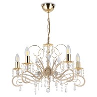 Żyrandol Kayen Beżowy 5xE14 57 cm