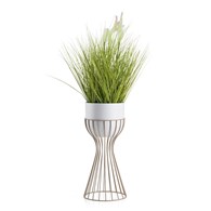 Kwietnik stojący z osłonką taupe 46 cm