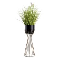 Kwietnik stojący z osłonką taupe 56 cm