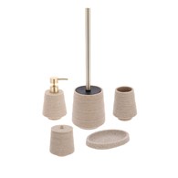 Komplet łazienkowy piaskowy Lina 5 el.