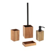 Komplet łazienkowy brązowy Acacia 1