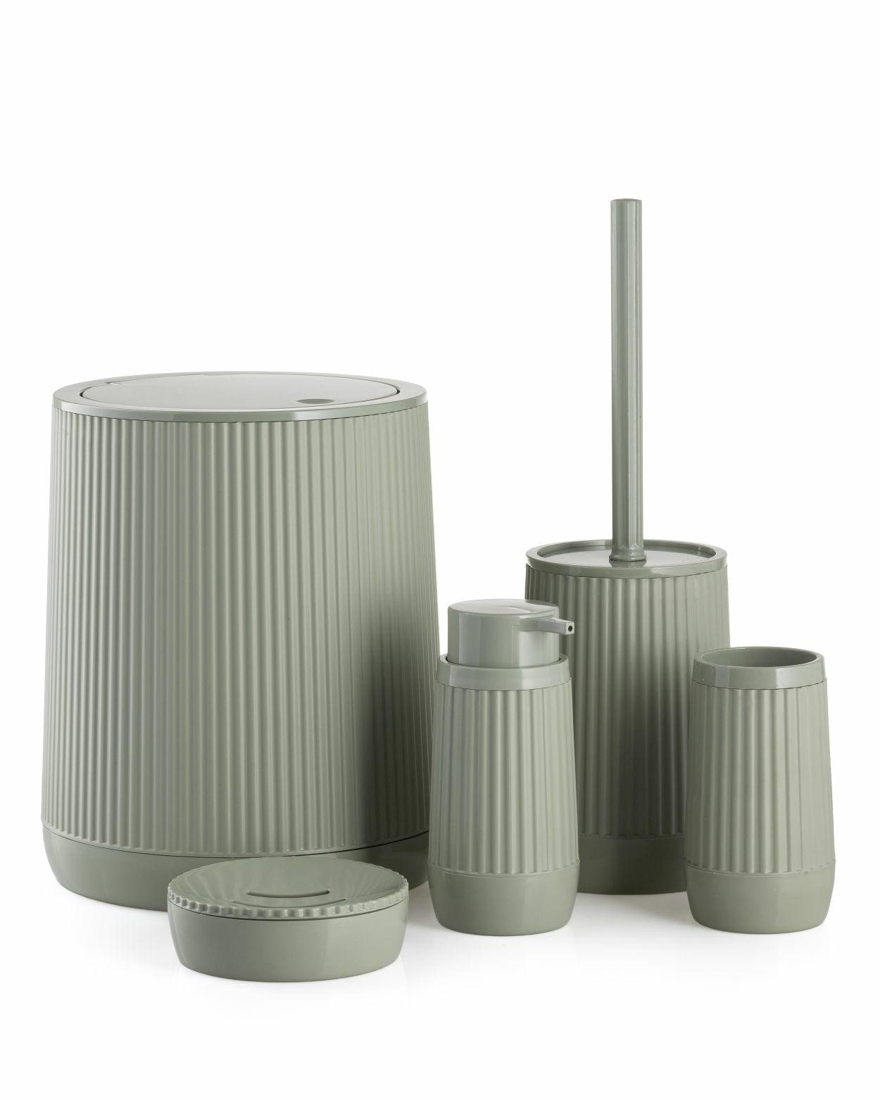 Zestaw łazienkowy 5 el AVENIS zielony