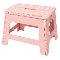 Stołek składany różowy 29×22×22 cm