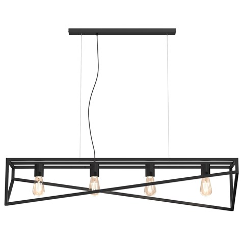 Lampa Wisząca GOTE Czarny 4xE27