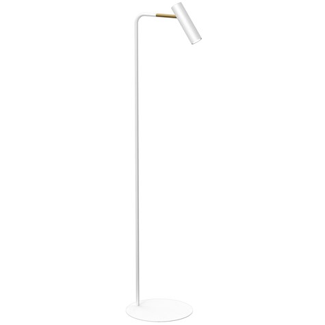 Lampa Podłogowa AXION Biały Złoty 1xGU10 159cm