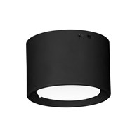 Downlight nowoczesny czarny spot LED Wykonany z metalu, stylowy i nowoczesny spotlight sufitowy w kolorze czarnym z modułem LED 7 cm