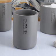 Kubek łazienkowy Loudis Grey
