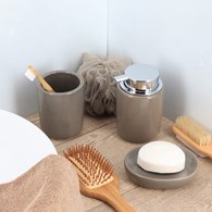 Kubek łazienkowy Olivon Taupe