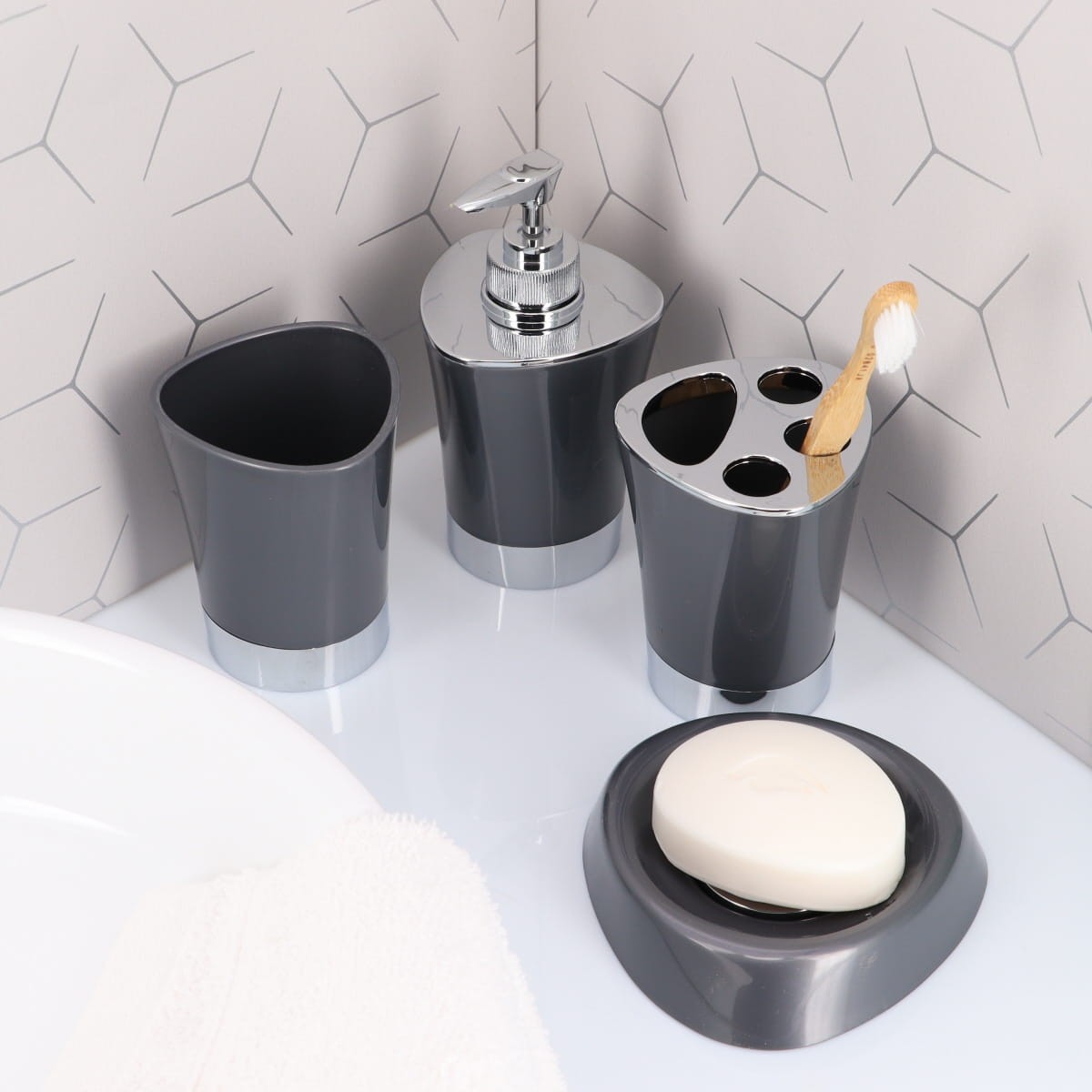 Mydelniczka łazienkowa Cuesta Grey