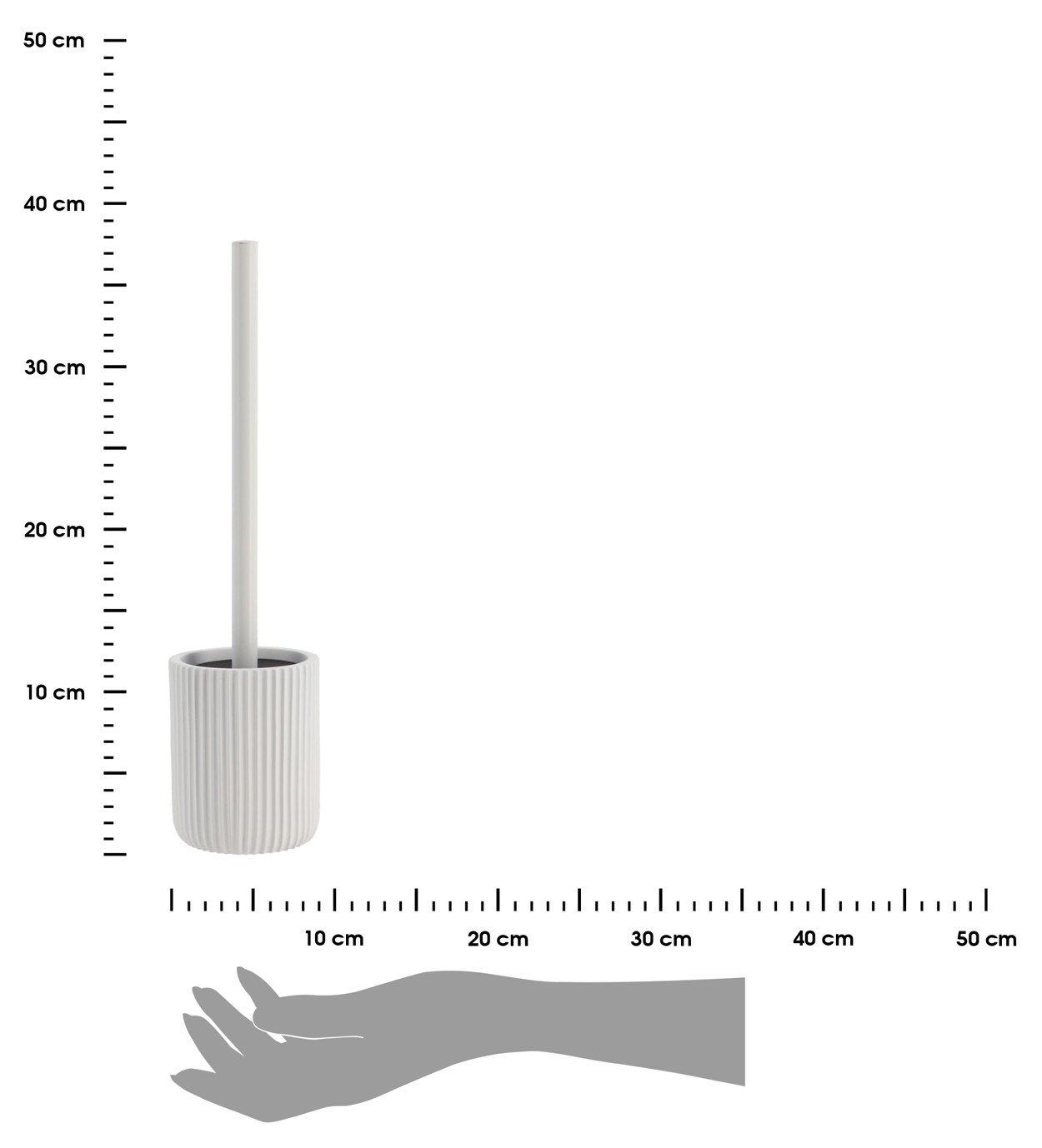 Szczotka toaletowa Issard White