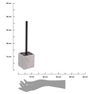 Szczotka toaletowa Estiarte Grey Stone