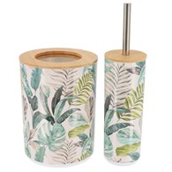 Szczotka toaletowa Jardin z pokrywą liście