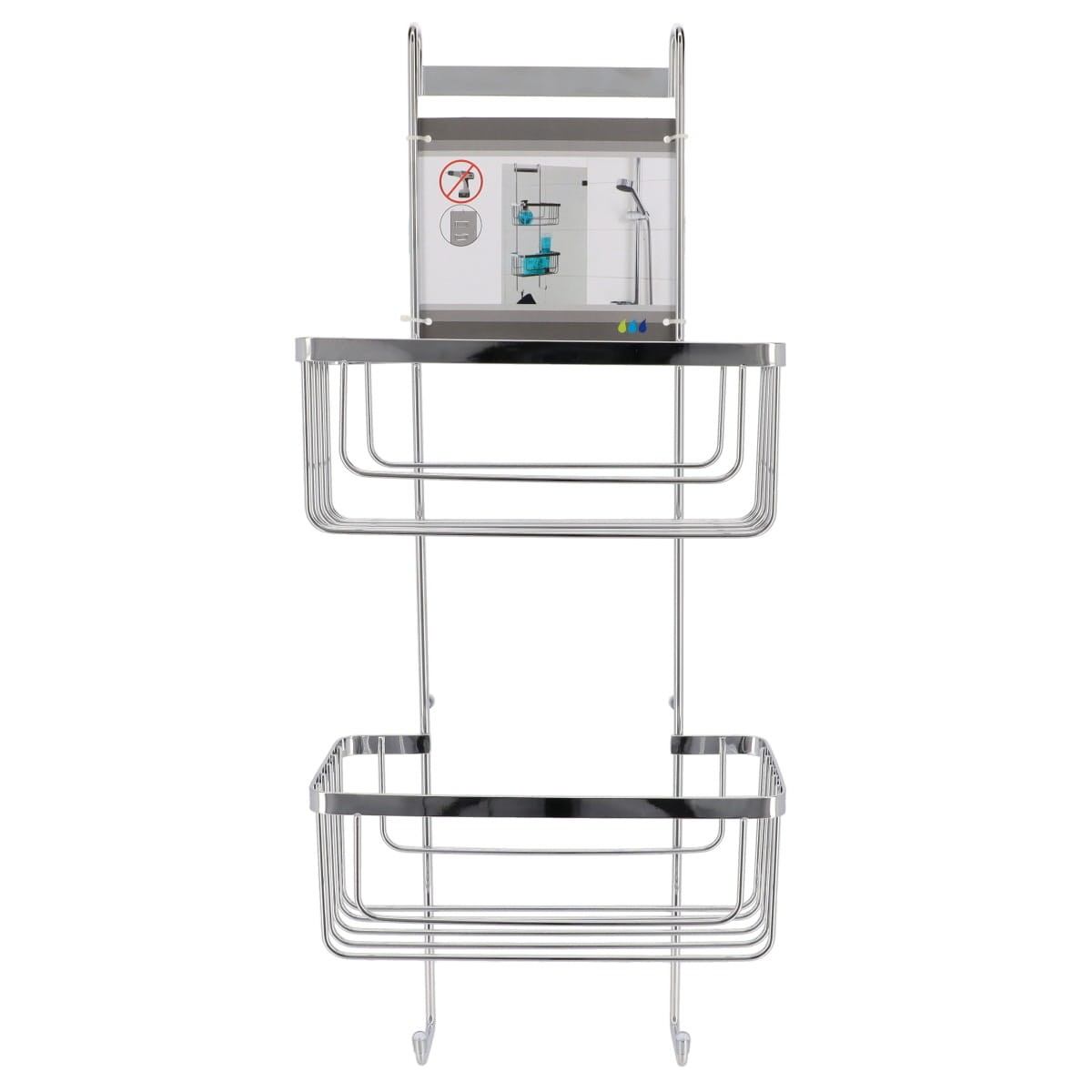 Półka łazienkowa na kabinę Ester Chrome