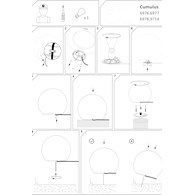 Lampa zewnętrzna CUMULUS S ogrodowa