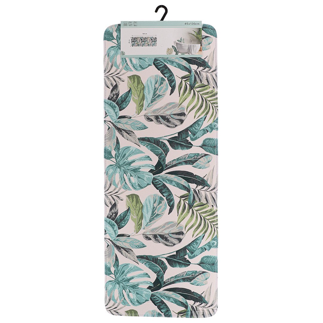 Mata łazienkowa Jardin 45x120 liście