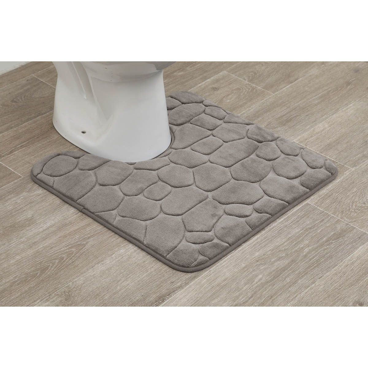 Dywanik pod WC 45x50 cm Stones Taupe