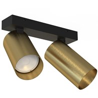 Lampa sufitowa MONO zota/czarna 2xGU10