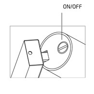 Kinkiet z włącznikiem MONO czarny GU10