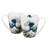 Komplet 2 kubków 350 ml Hokusai The Great Wave