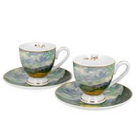 Zestaw filiżanek espresso Van Gogh Wheat Field 90 ml 2 szt