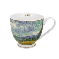 Porcelanowy kubek na stopce Van Gogh Wheat Field 530 ml