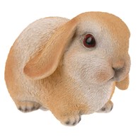 Figurka ogrodowa królik brązowy 16 cm