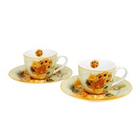 Zestaw 2 filiżanek espresso Van Gogh Sunflowers 90 ml