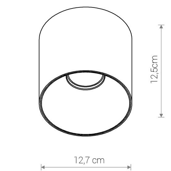 Lampa sufitowa POINT TONE Biały/zoty