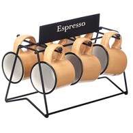 Zestaw filiżanek do espresso 100 ml beżo