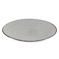 Talerz obiadowy 27 cm MANDALA szary