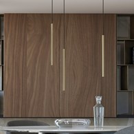 Lampa wisząca LASER 75cm czarny/zoty G9