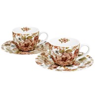 Zestaw 2 filiżanek espresso Pastel Flowers 90 ml