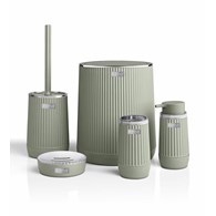 Zestaw łazienkowy 5 el NIDA mięta chrom