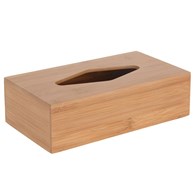 Bambusowy pojemnik na chusteczki Wykonany z bambusa, praktyczne pudełko, chustecznik o wymiarach 24,5x13x10,5 cm