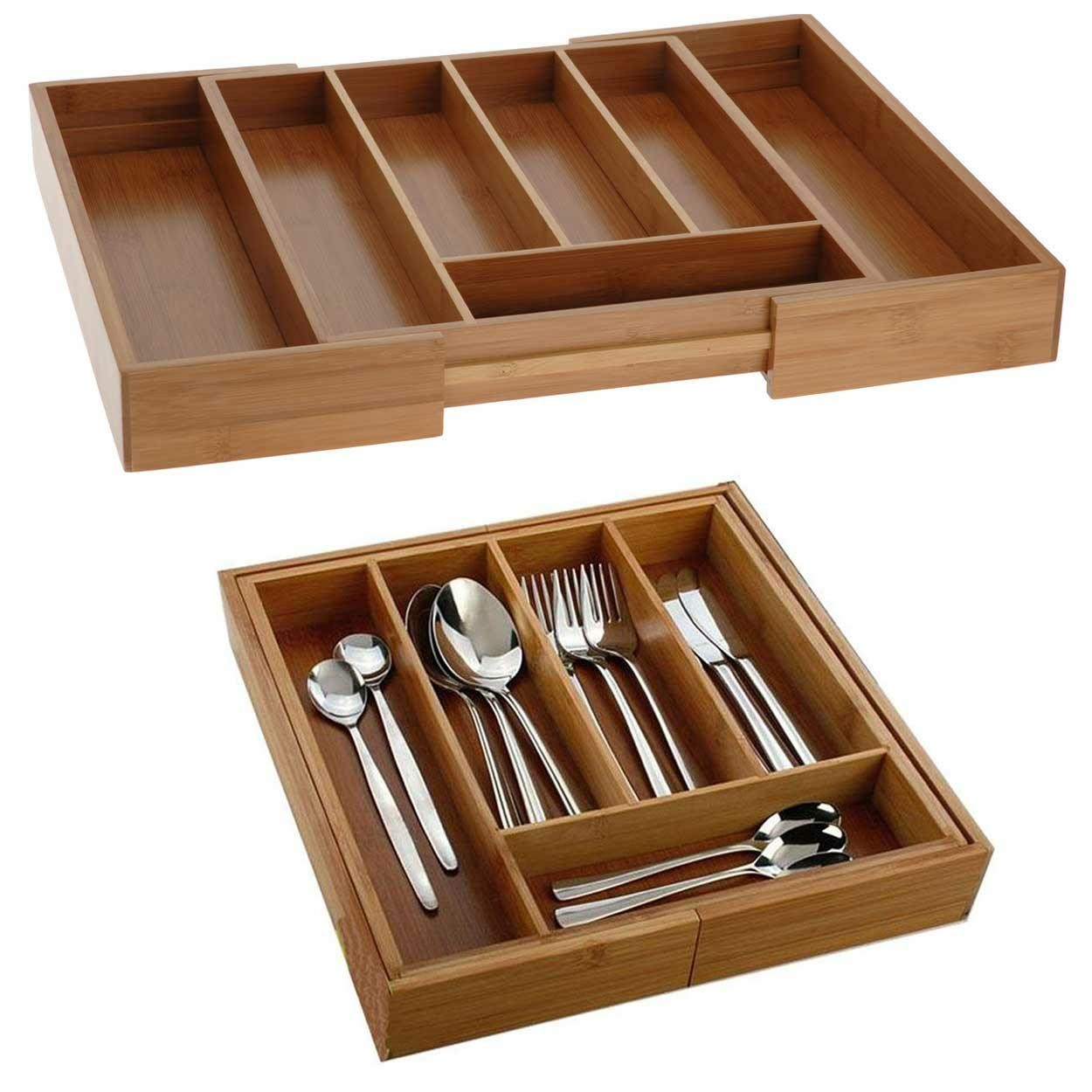 Rozsuwany organizer na sztućce 34x45 cm