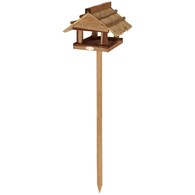 Karmnik dla ptaków stojący drewniany