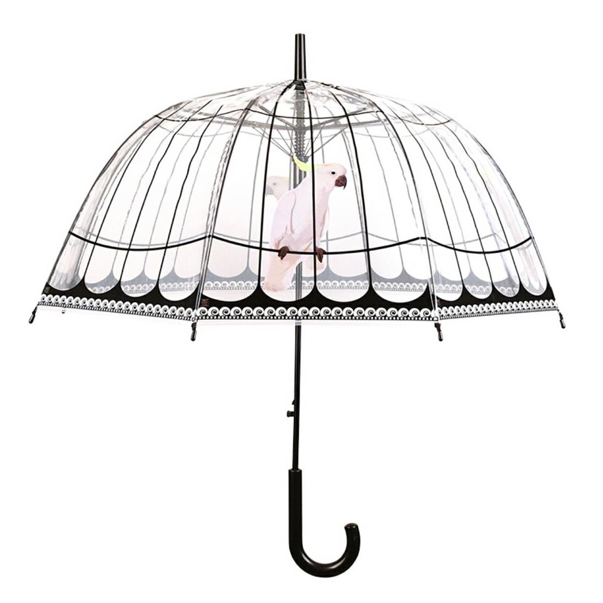 Parasol transparentny klatka dla ptaków 81 cm