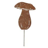 Borowik metalowy na piku h27 cm