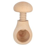 Drewniany dziadek do orzechów grzybek h9,8 cm