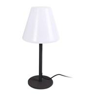 Zewnętrzna lampa stojąca do ogrodu 60 cm Wykonana z metalu, stylowa lampa nocna na metalowej nóżce E27