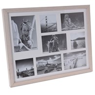 Ramka na 8 zdjęć mulitrama 47x37 cm Wykonana z tworzywa sztucznego, antyrama na fotografie do powieszenia